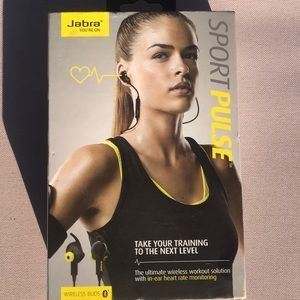 NEW in box Earbuds by Jabra  sport pulse in-ear heart rate monitoring